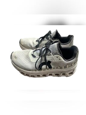 On Cloudmonster in all white sneakers Women's Size 7.5